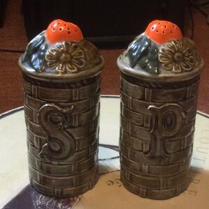 Vintage Ceramic Salt and Pepper Shakers